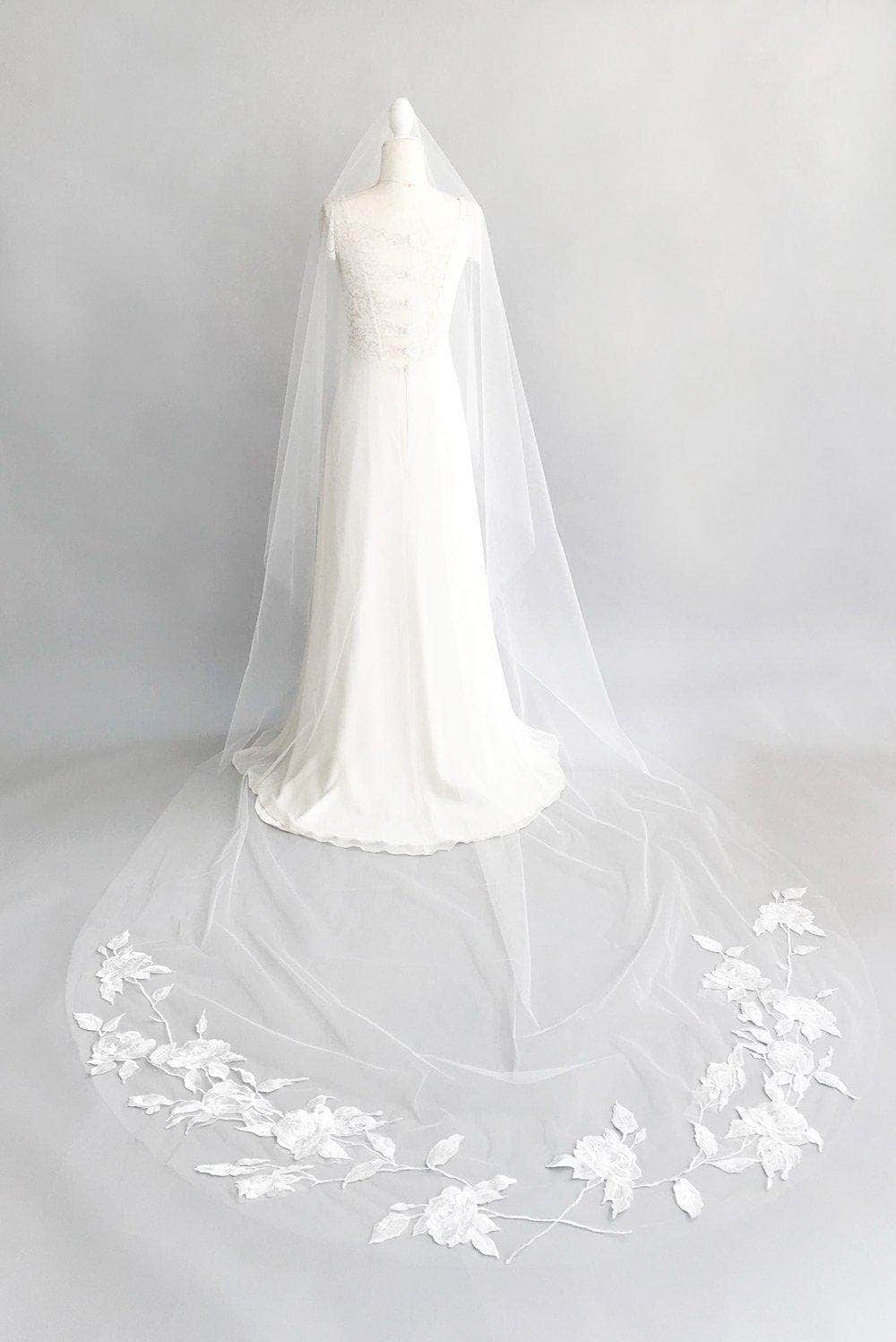 Custom Veil &#39;Custom veil- deposit for bespoke veil&#39;- £50 Custom wedding veil, the bespoke veil option
