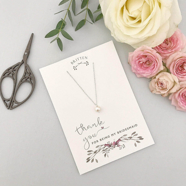 Bridesmaid 'Thank You' Gift Necklace 'Seville'