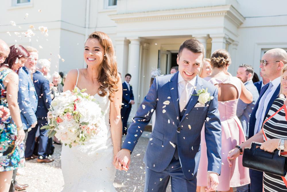 Real Bride | Morilee Dress | Single Tier Silk Style Veil Isabella