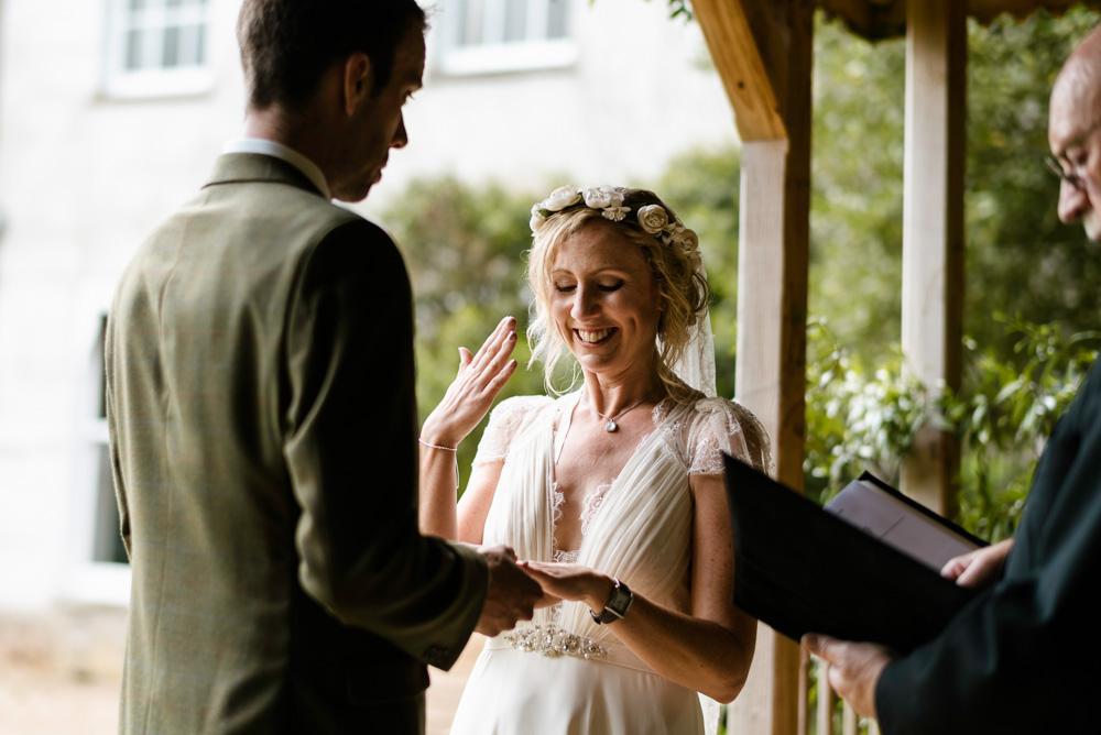 Real Bride | Jenny Packham Gown | Eyelash Lace Silk Style Veil Mia