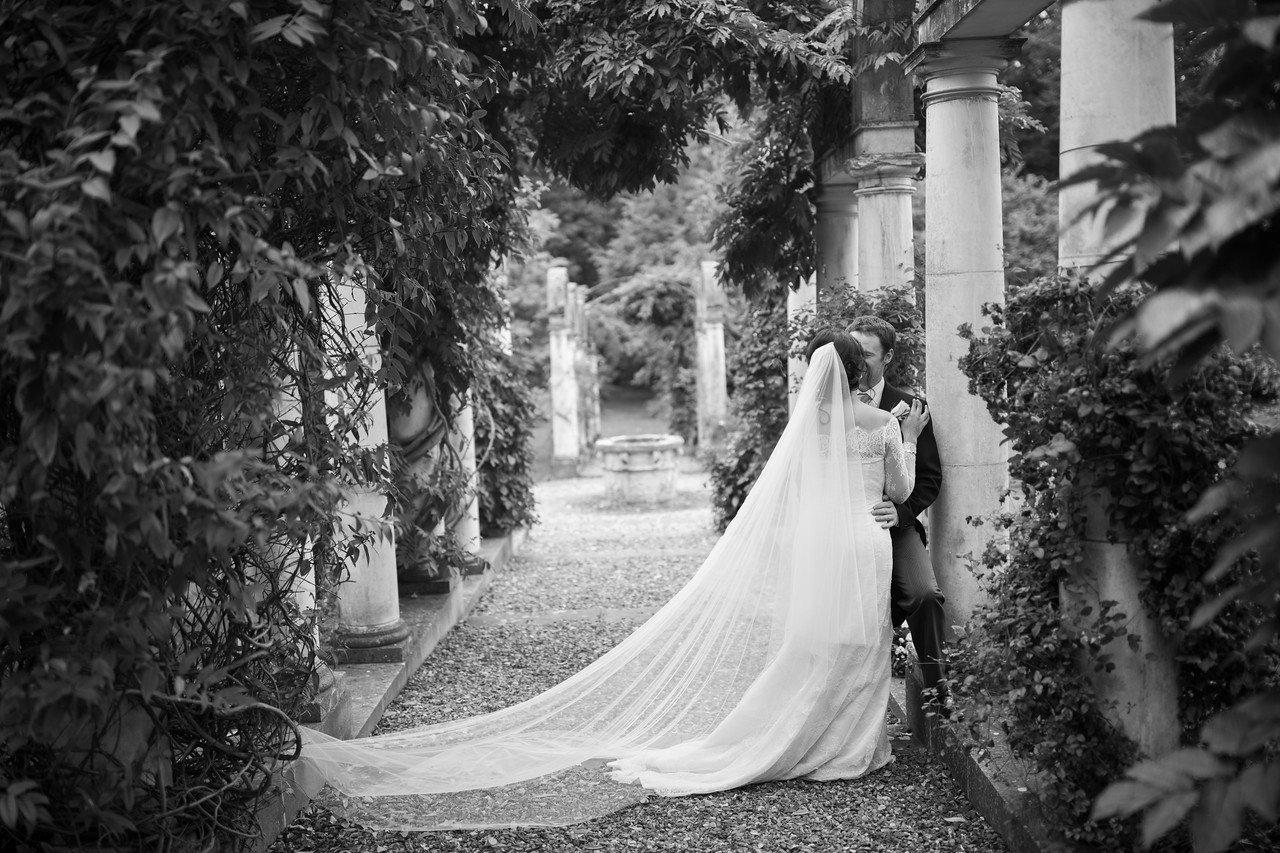 Real Bride | Andrea Bambridge Dress | Bespoke Silk Style Two Tier Wedding Veil