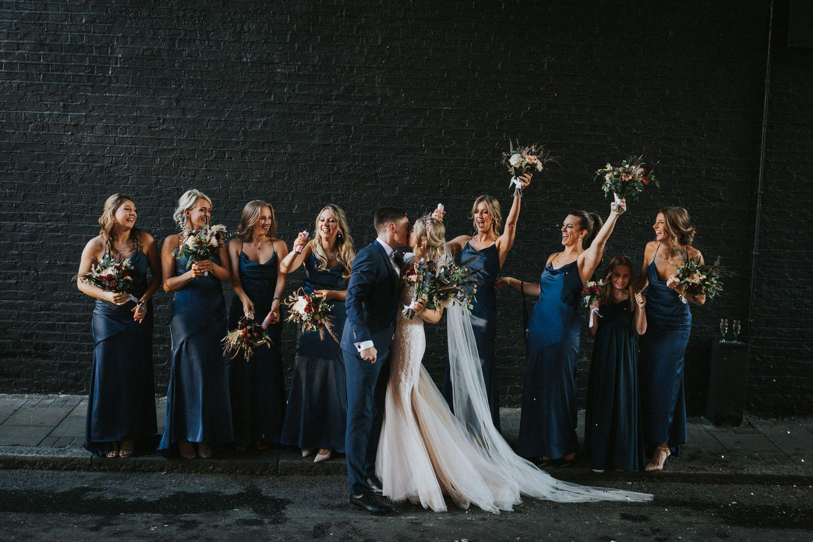 Real Bride | Riki Dalal Couture Gown | Crystal Scatter Barely There Wedding Veil Athena