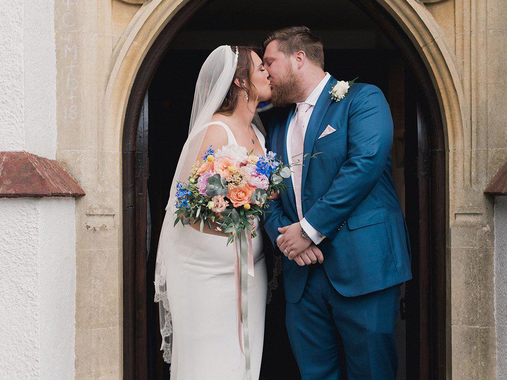 Real Bride | Leaf Hair Vine | Crystal and Pearl Vine Earrings | Two Tier Eyelash Lace Silk Style Veil