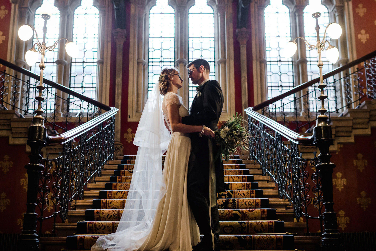 Real Bride | Bespoke Two Tier Horsehair Edge Veil Atlas