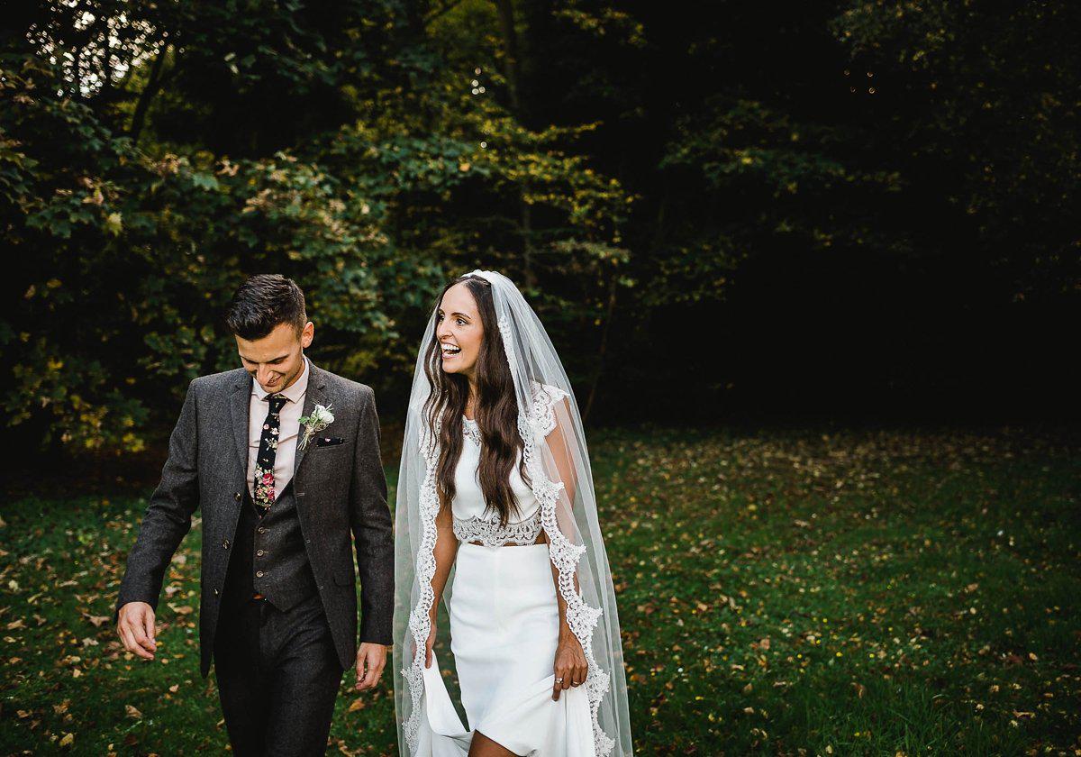 Real Bride | Rime Arodaky Separates | Full Lace Edge Wedding Veil Luisa