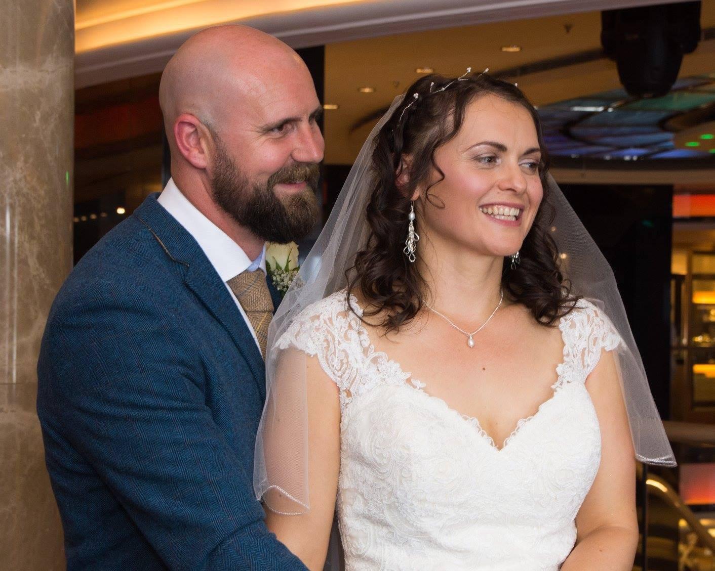 Real Bride | Stella York Dress | Flexible Freshwater Pearl Vine Ivy