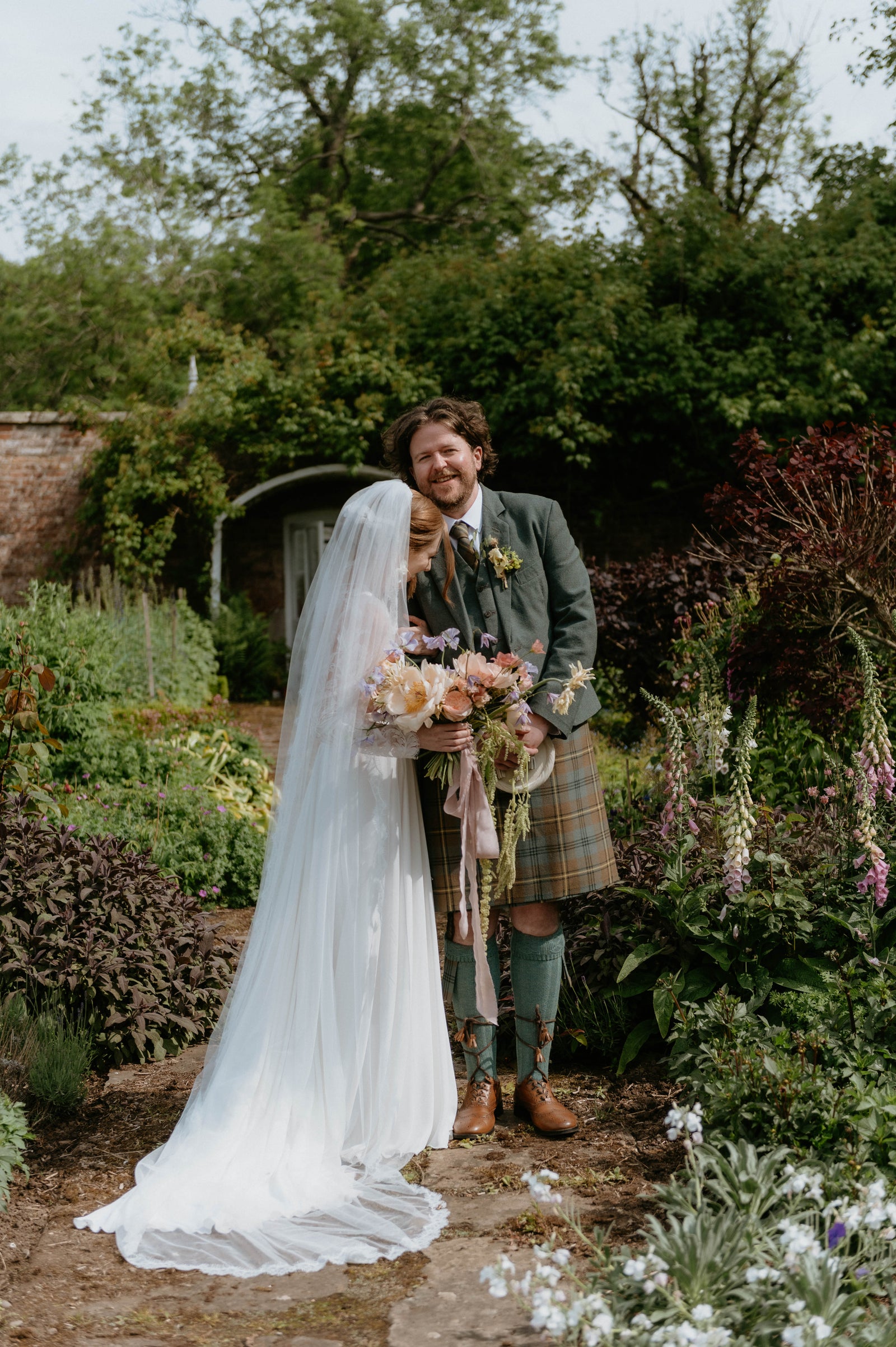 French Lace Meets Scottish Romance: Claire's Wedding