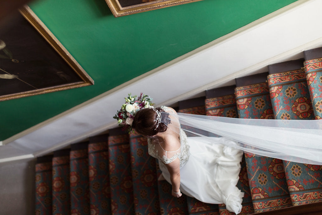 Real Bride | Barely There Wedding Veil Skylar