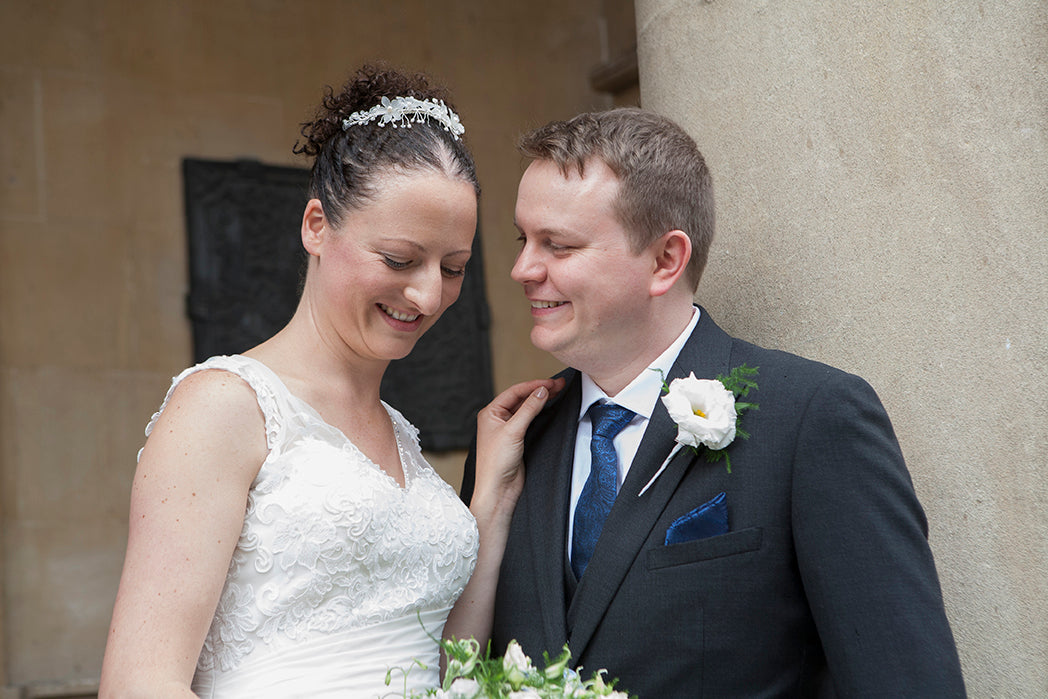 Real Bride | Freshwater Pearl Floral Hair Comb Isca