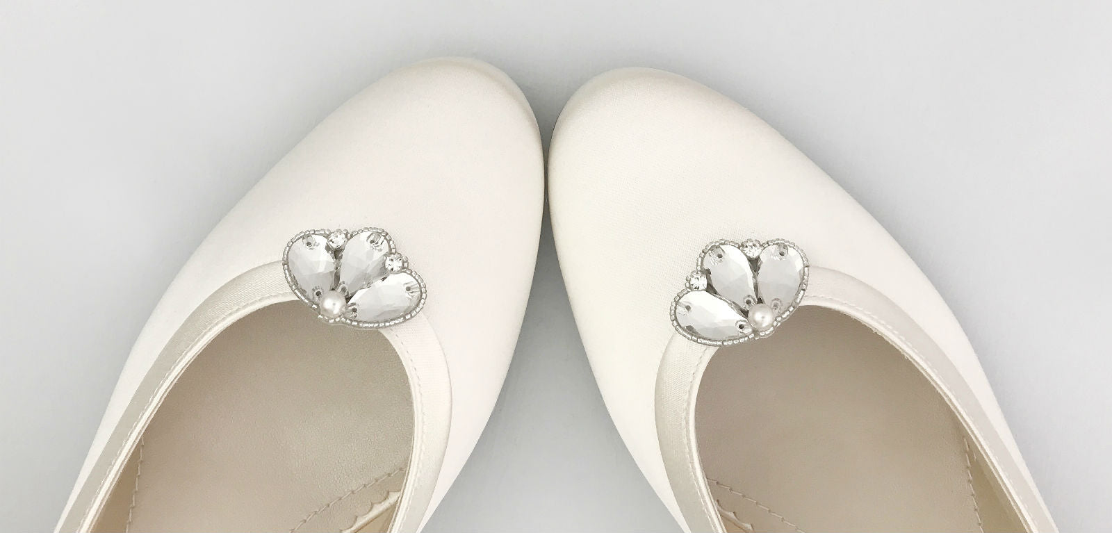 Deco wedding shoe clips - Casey