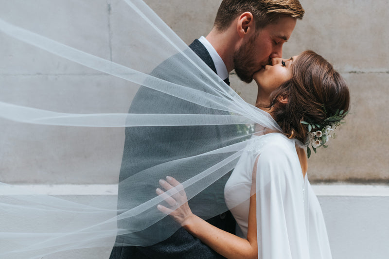 Real Bride | Barely There Veil Skylar