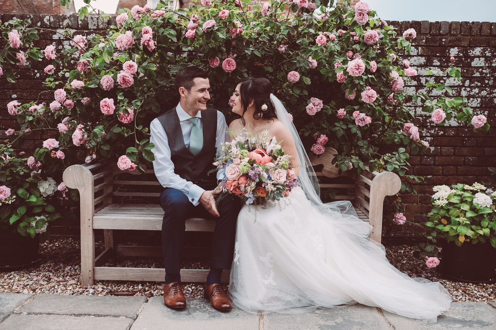 Real Bride | Single Tier Wedding Veil Niacae