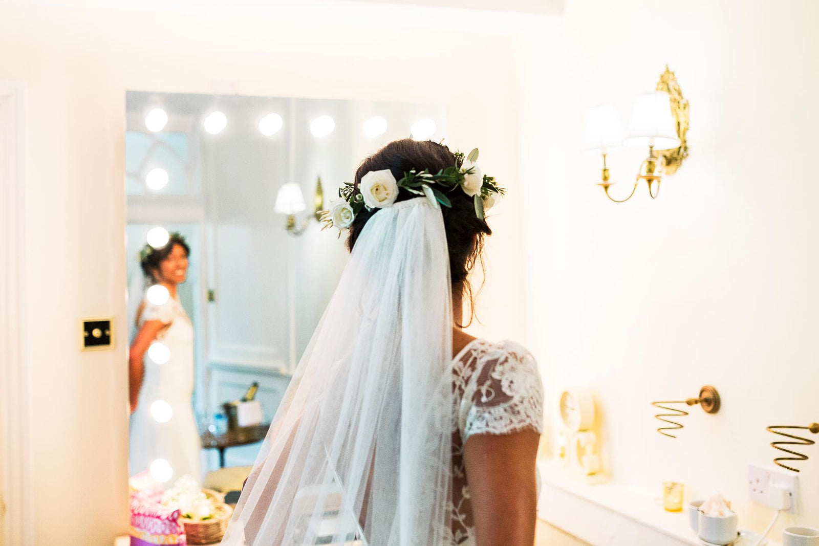 Britten veil bride Sara...