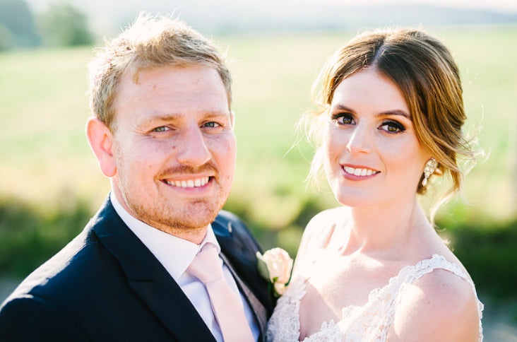 Silver and crystal drop earrings | Iris | Britten bride | Cerys