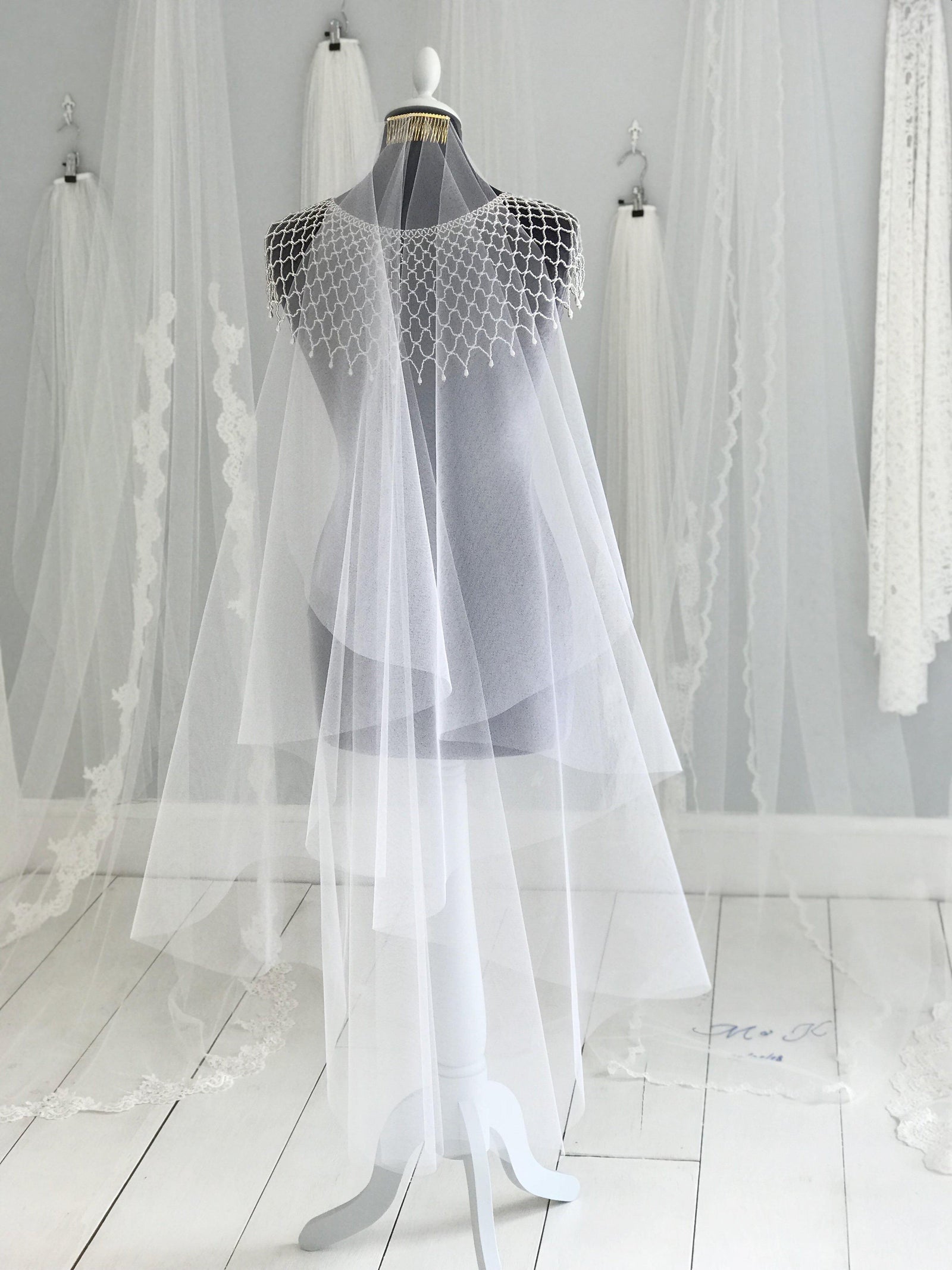 Bespoke waterfall veil