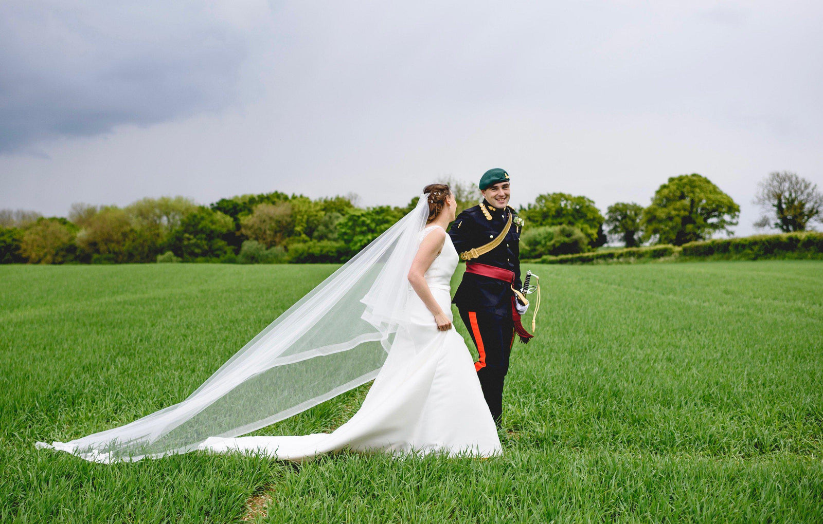 Bespoke horsehair and lace motif veil - Atlas - Amara - Britten Bride - Hannah