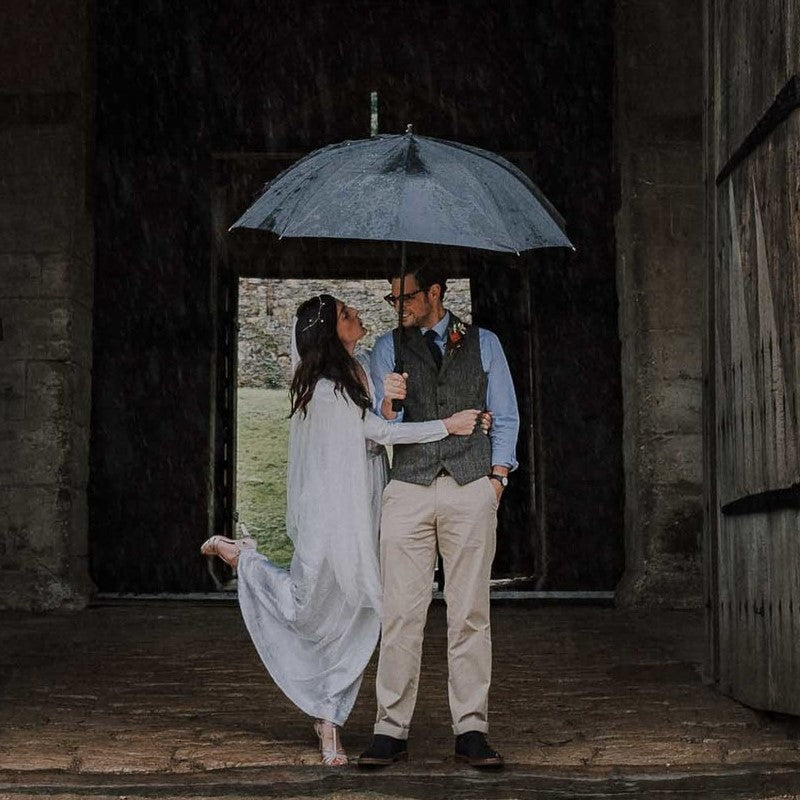 Real Bride/Pure Soft Silk 'Clara' veil and Ivy Headpiece in Gold