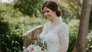 Real Bride/Charlotte Pearl Back drop necklace