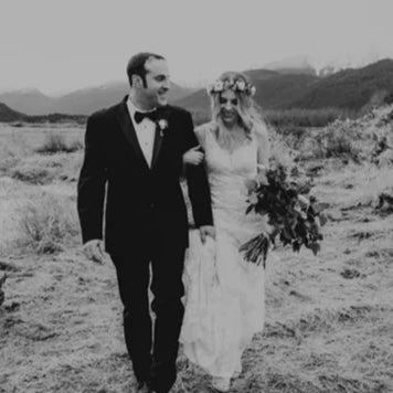 Real Bride | Madison James Gown | Gold Pearl Back Drop Necklace Lariat 'Charlotte'