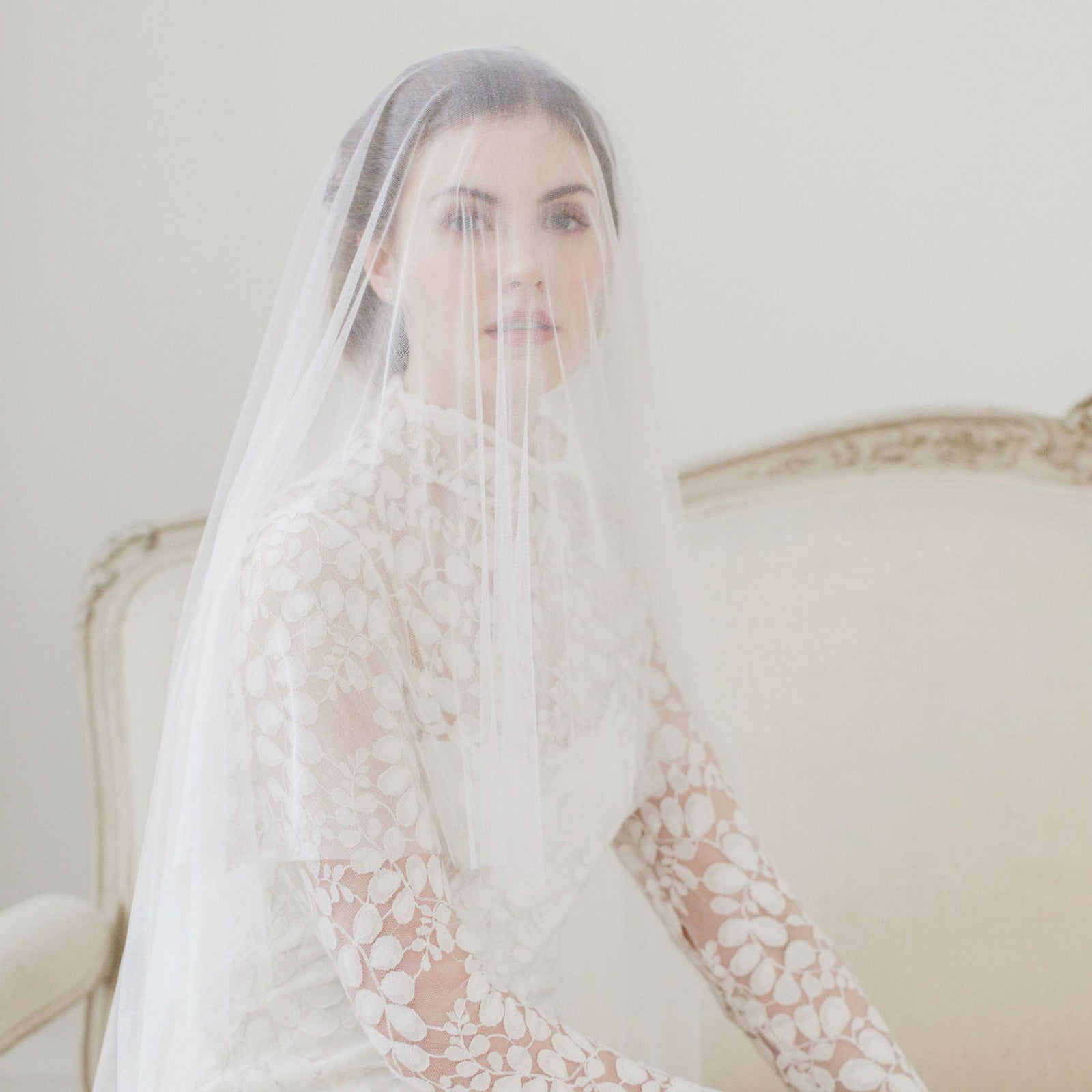 pure silk drop veil
