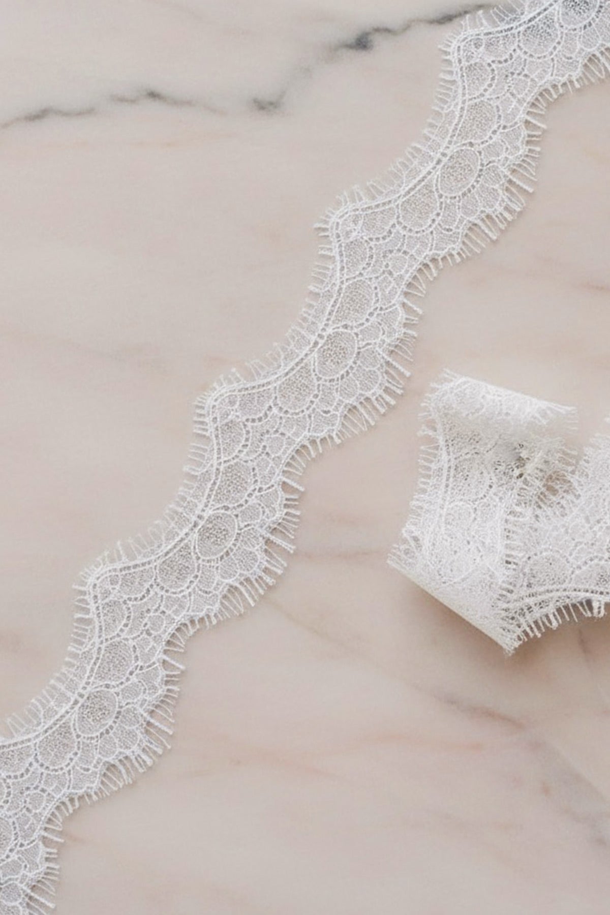 French lace mantilla veil - 'Sofia'