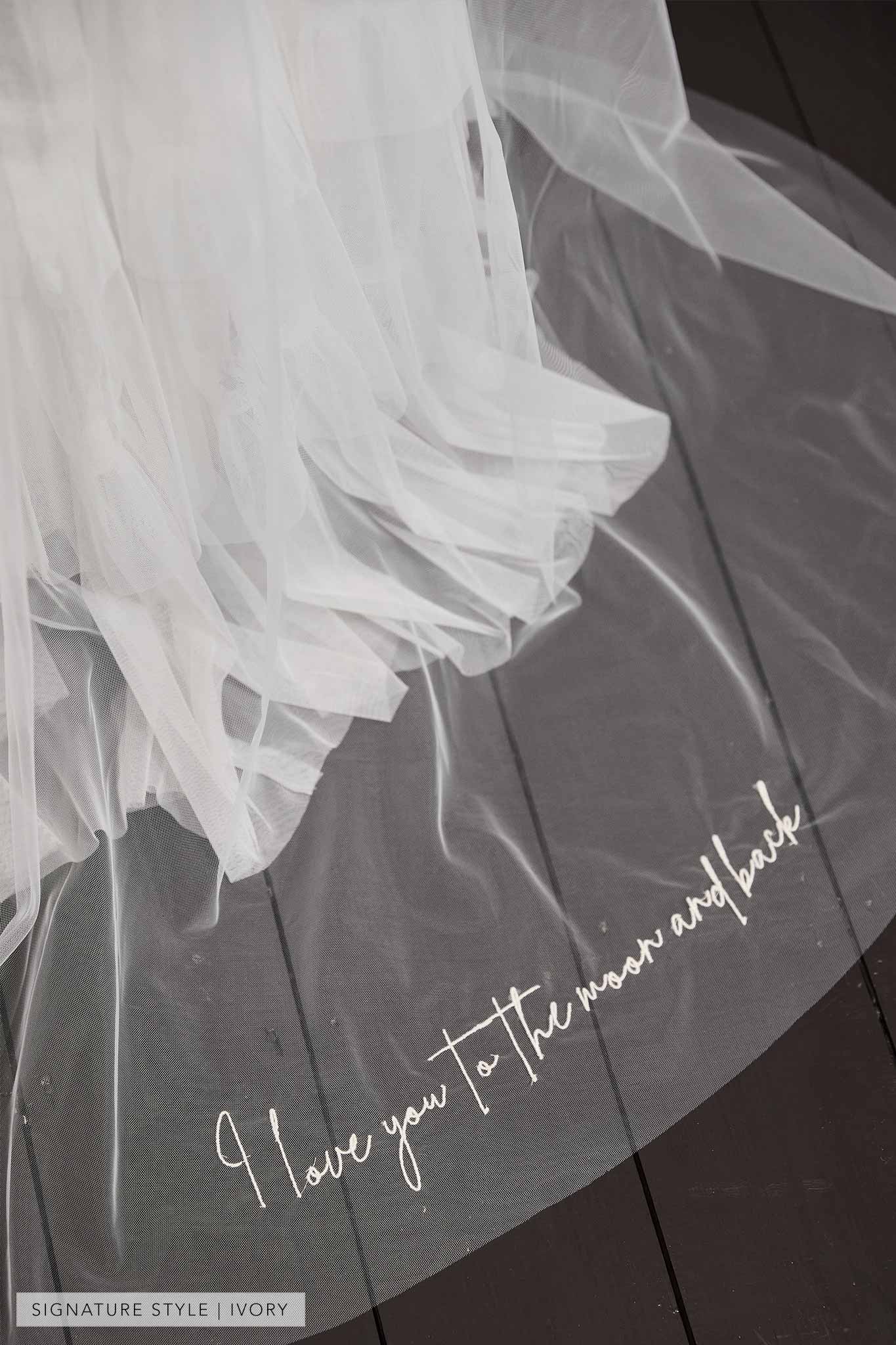 Personalised Veil Embroidery Add On | Words