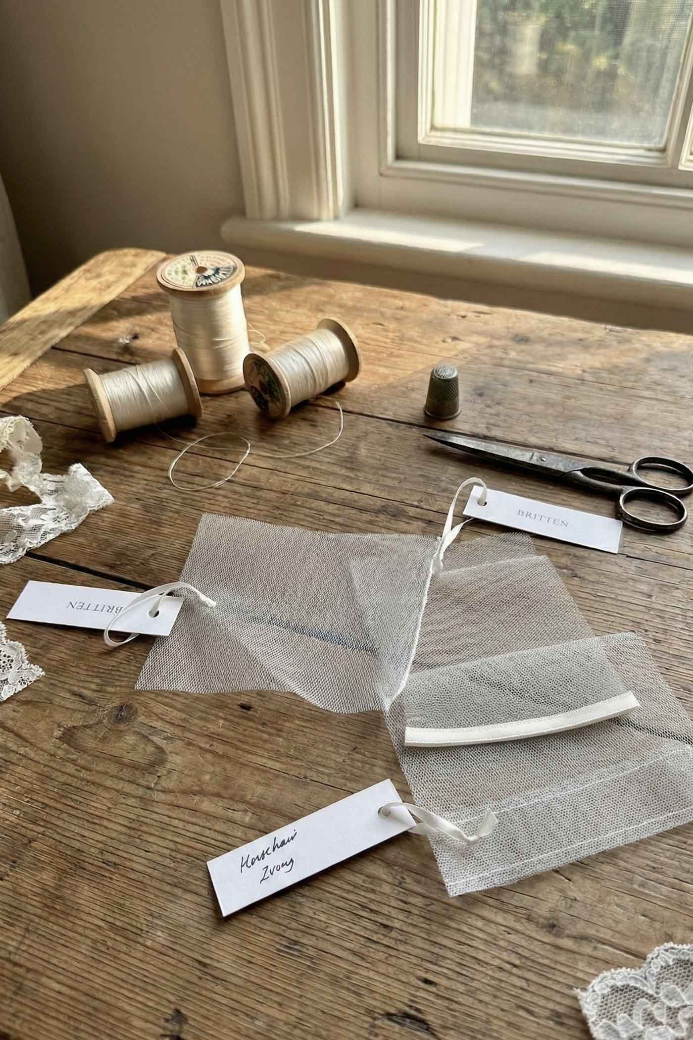 Veil Edging Samples