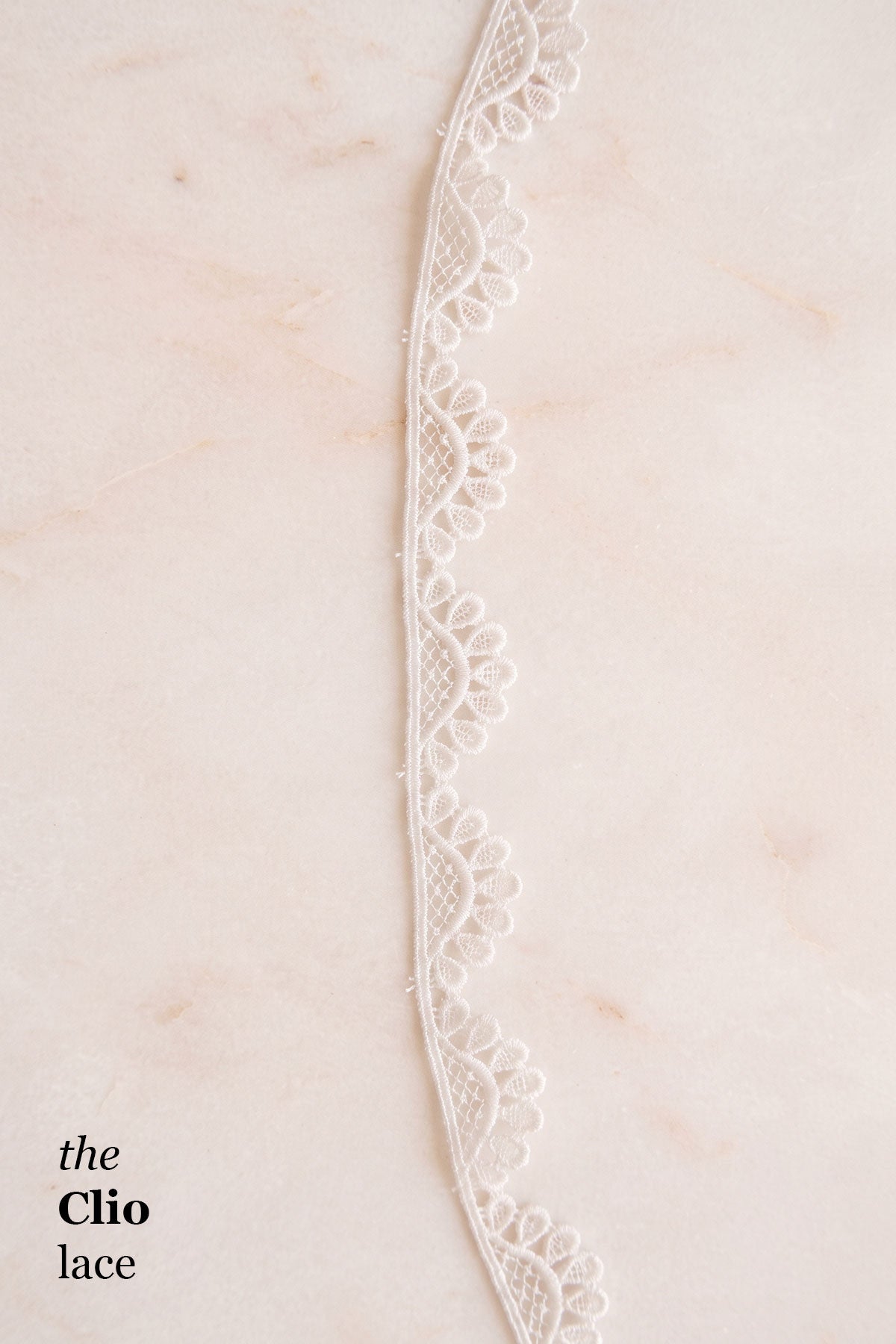 Lace samples for wedding veils