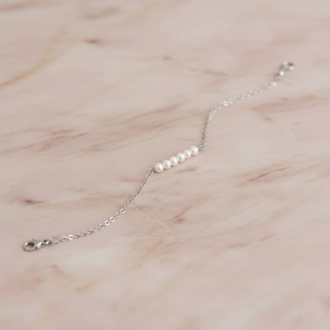 pearl bar bracelet