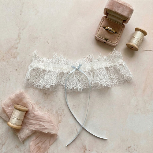 Something blue Wedding Garters | Britten Weddings Something blue Wedding Garters | Britten Weddings