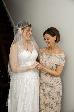 Julia on her wedding day