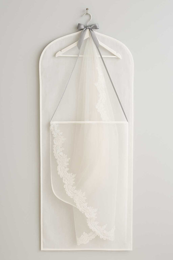 Veil hanging hook and storage bag set