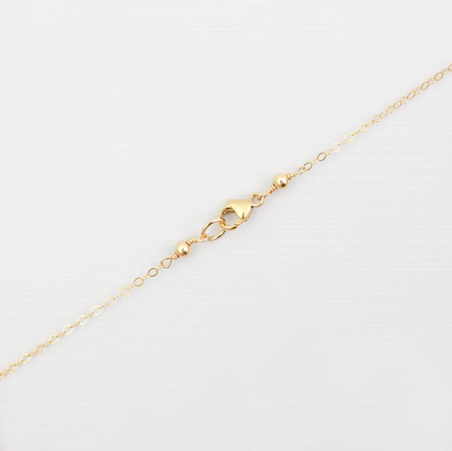 Wedding Necklace Gold Hammered Disk Necklace - 'Effie'