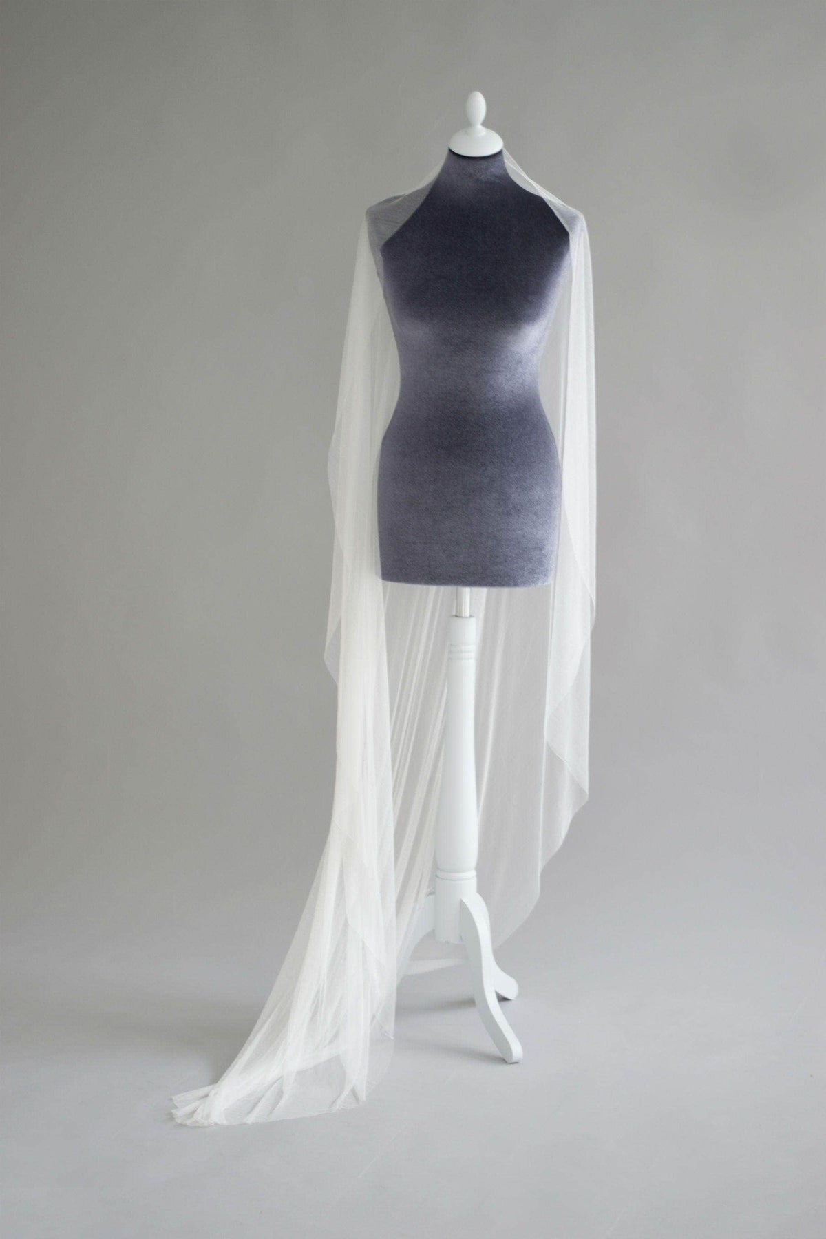 Wedding Veil Pure soft silk barely there wedding veil - &#39;Honor&#39;