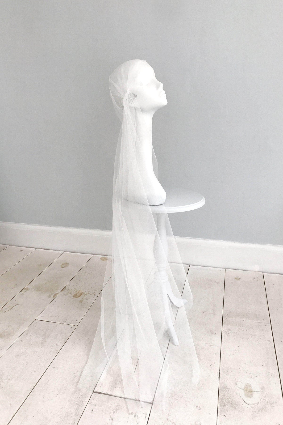 Wedding Veil Silk style juliet cap wedding veil - &#39;Dorothy&#39;
