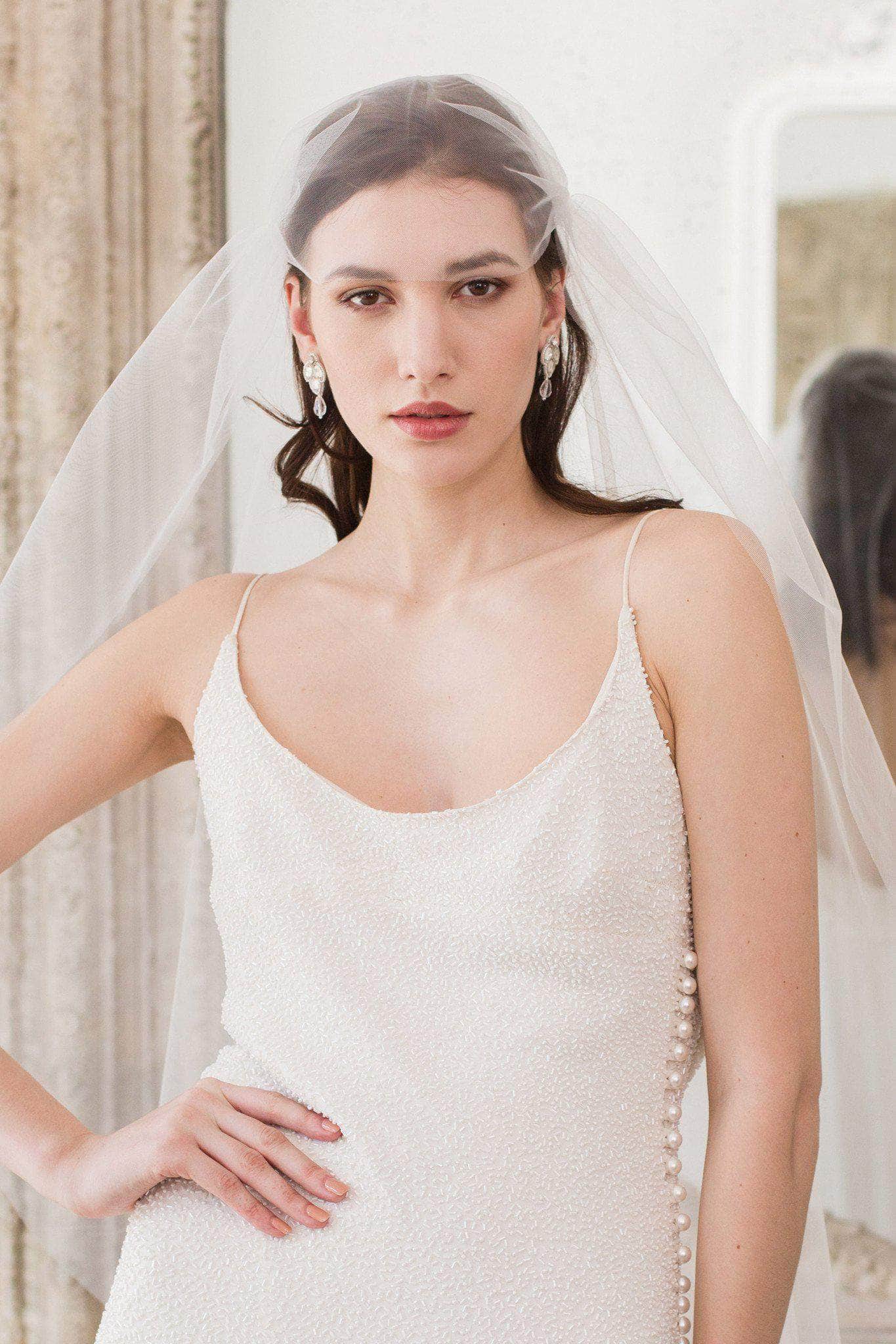 Wedding Veil Juliet cap wedding veil - 'Jules'