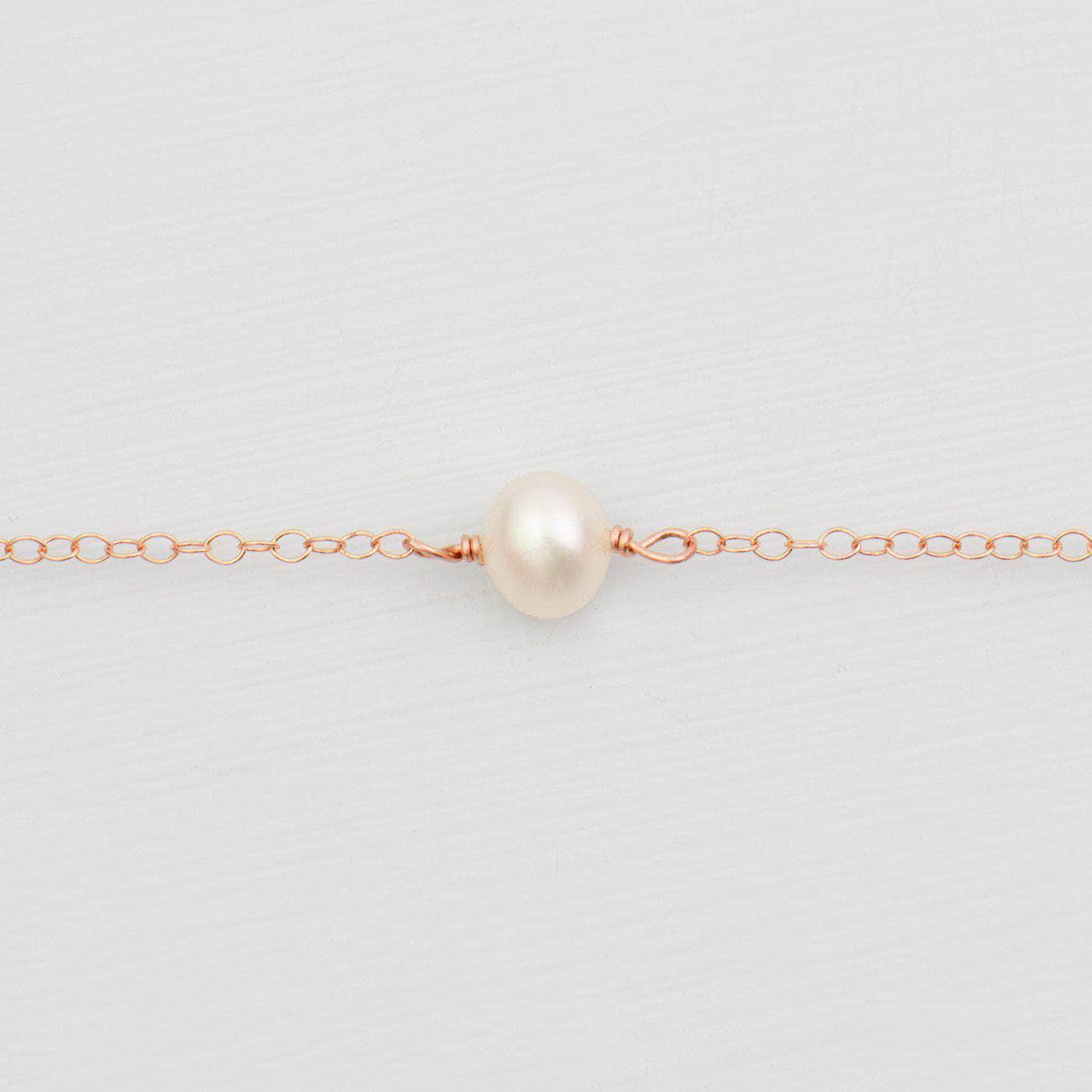 Wedding Necklace Freshwater Pearl Necklace - 'Rhia'