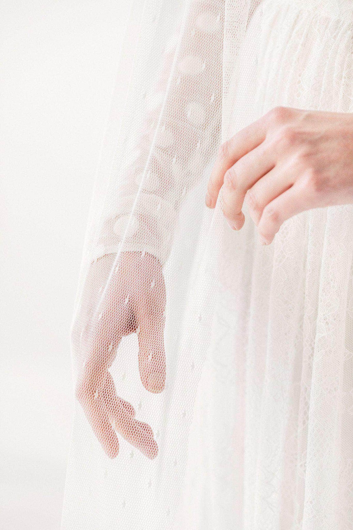 Wedding Veil Polka dot wedding veil - &#39;Dot&#39;