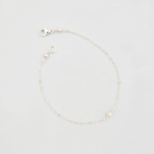 Wedding Bracelet Tiny freshwater pearl bracelet - 'Rei'