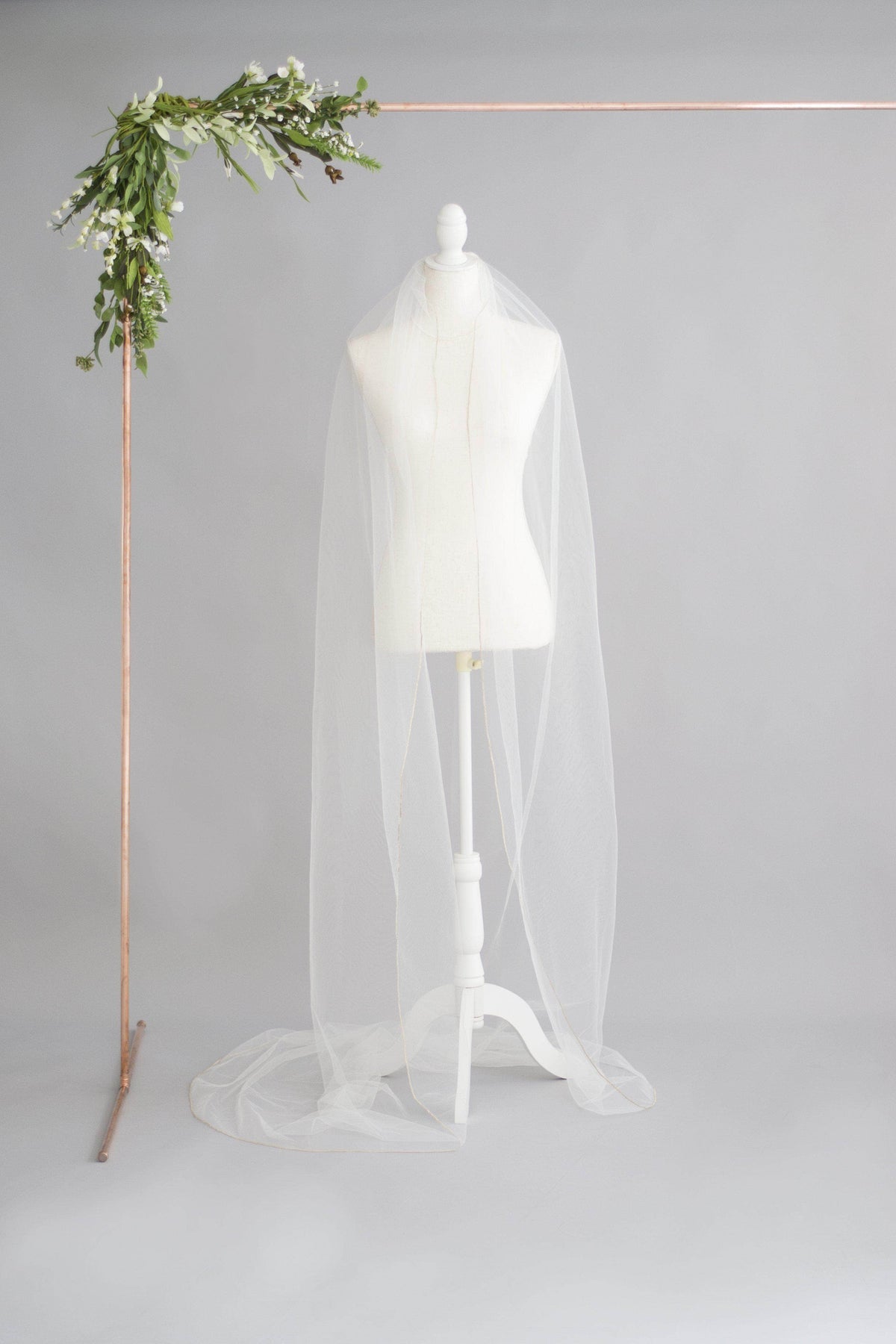 Wedding Veil Pencil edge single tier wedding veil - &#39;Elsie&#39;