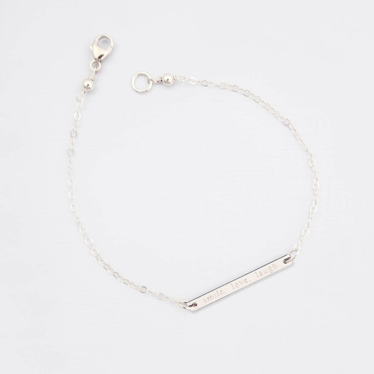 Wedding Bracelet Personalised Bar Bridal Bracelet - &#39;Otalie&#39;