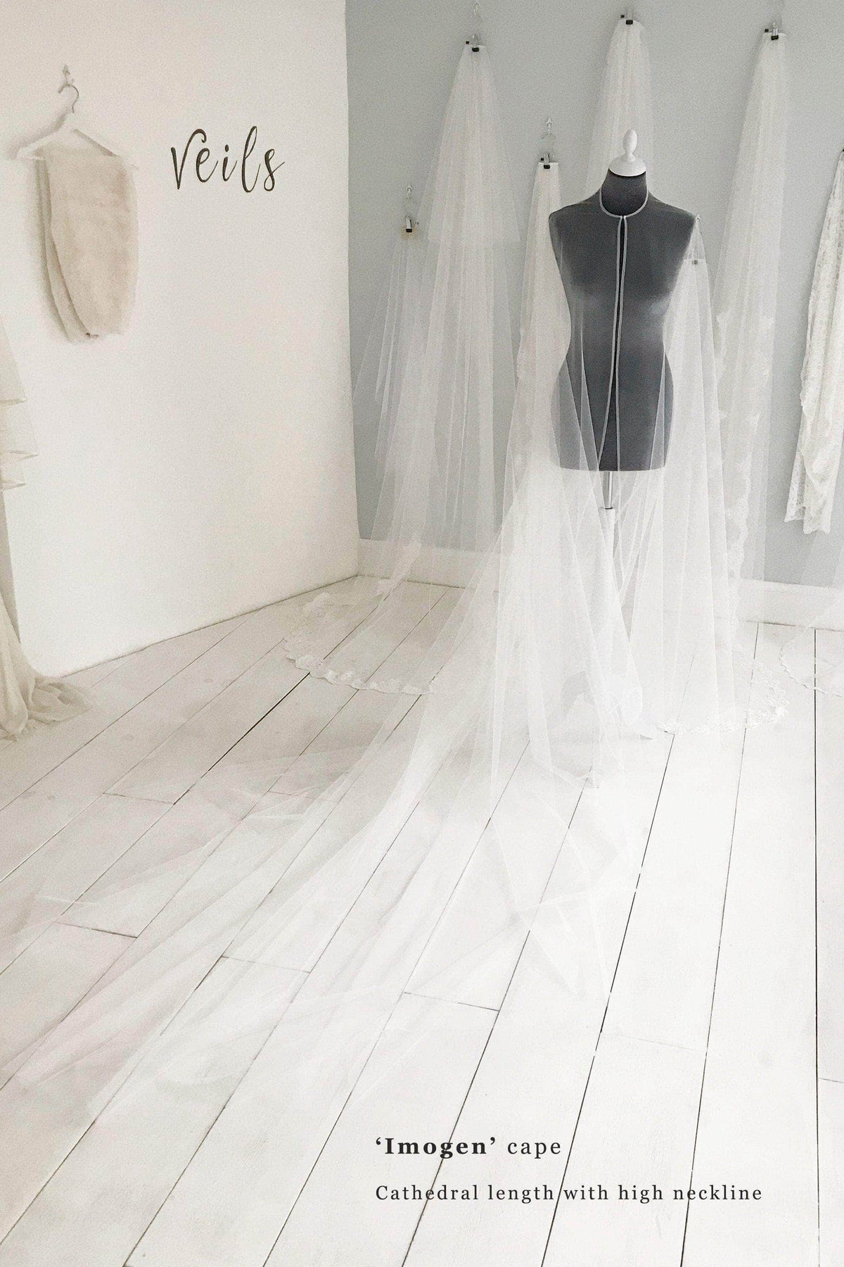 Wedding Cover Up Tulle bridal cape - &#39;Imogen&#39;