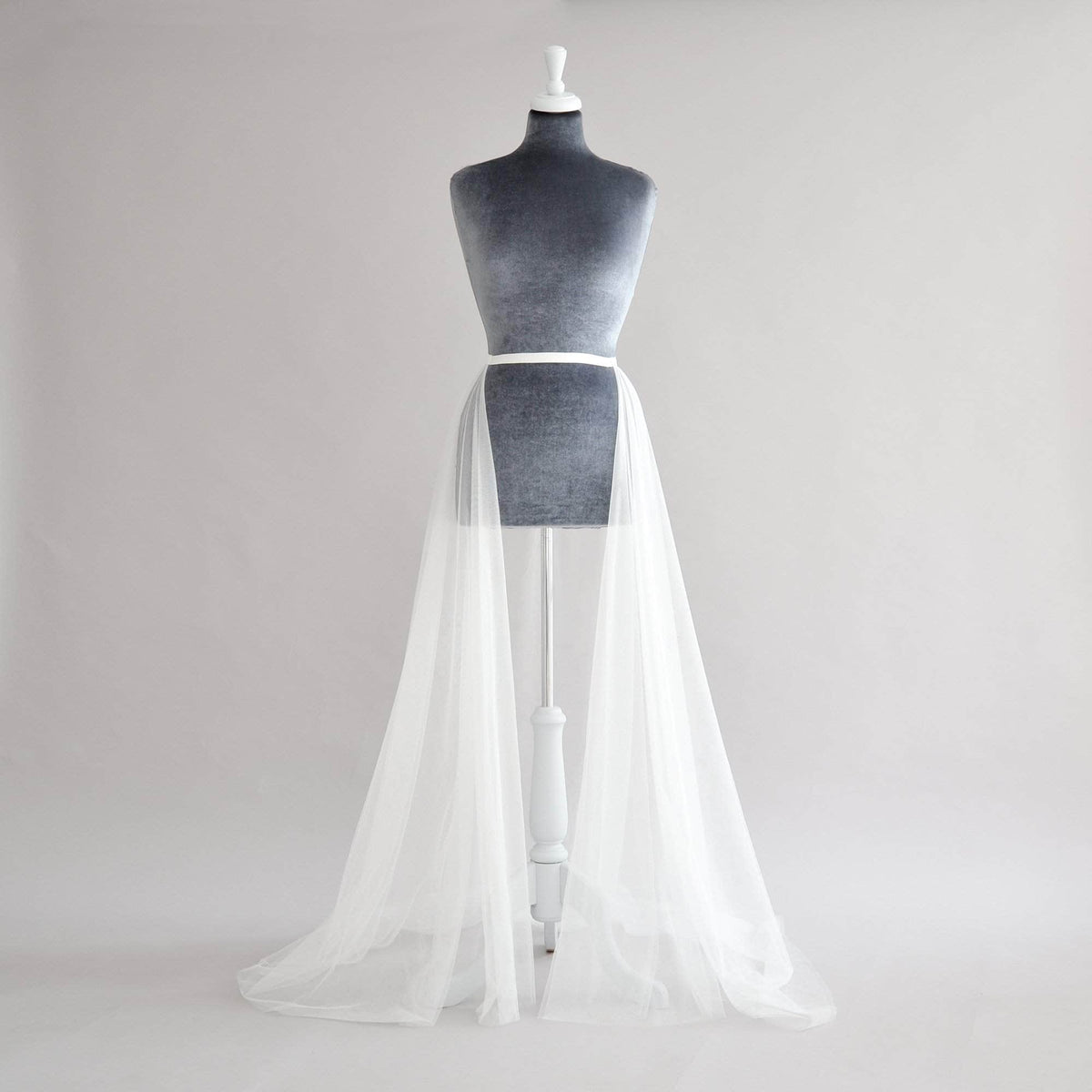 Wedding Cover Up Off white / 8-10 Tulle wedding over-skirt - &#39;Jericho&#39;